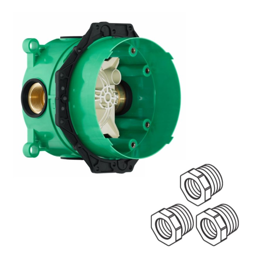 Phụ kiện Hansgrohe 01800180180+97759000 cho sen tắm âm tường và ốc vít