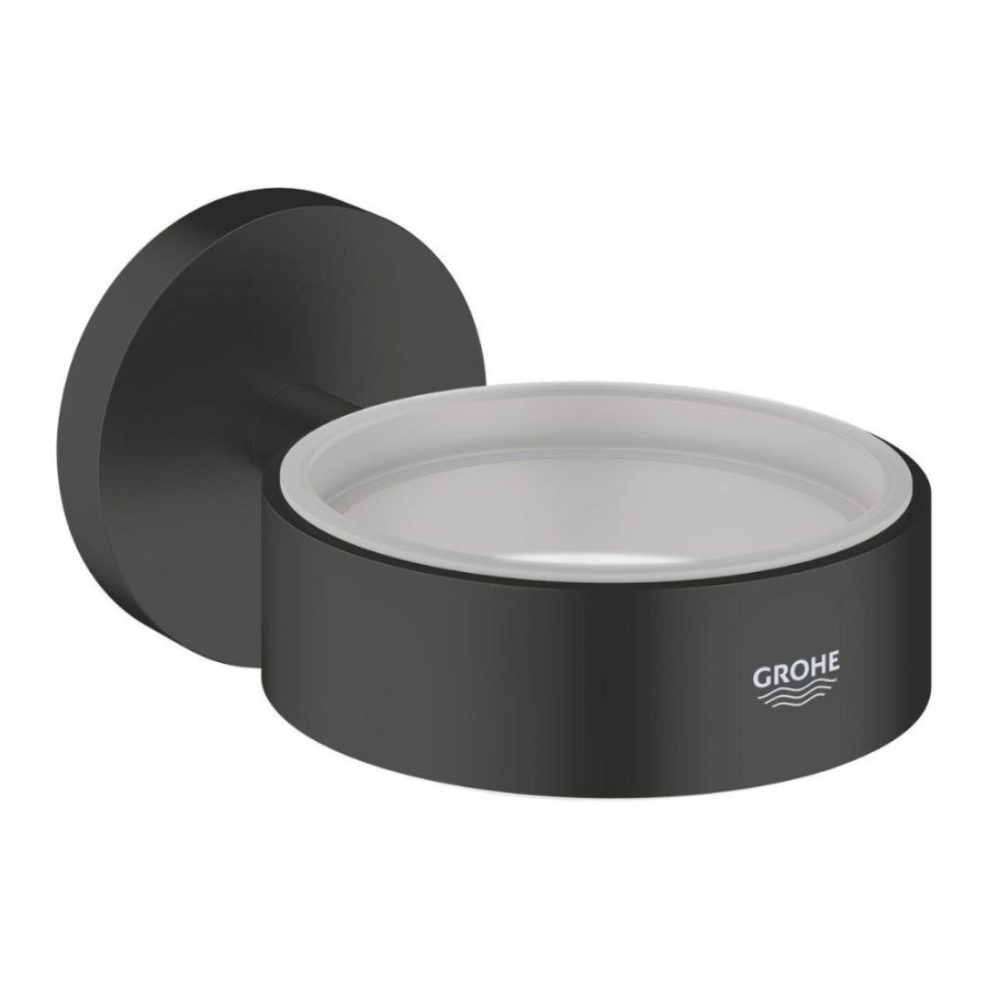 Giá đỡ ly thủy tinh hoặc dĩa và hộp xịt xà phòng Essentials GROHE 1024662430