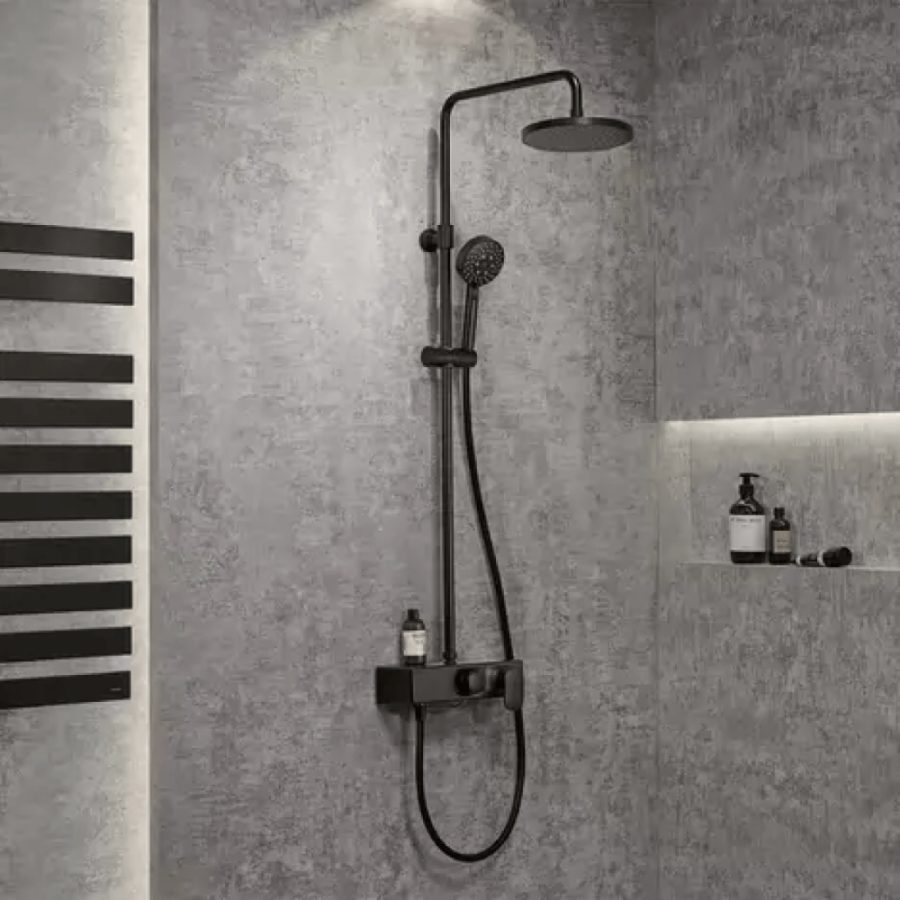 Sen cây tắm đứng nóng lạnh MOEN 15134BL