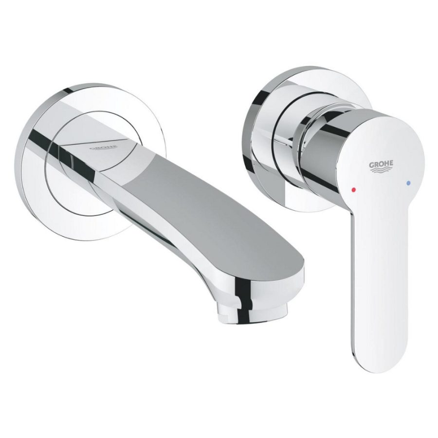 Vòi chậu gắn tường nóng lạnh Eurostyle Cosmop 2 lỗ GROHE 18386002