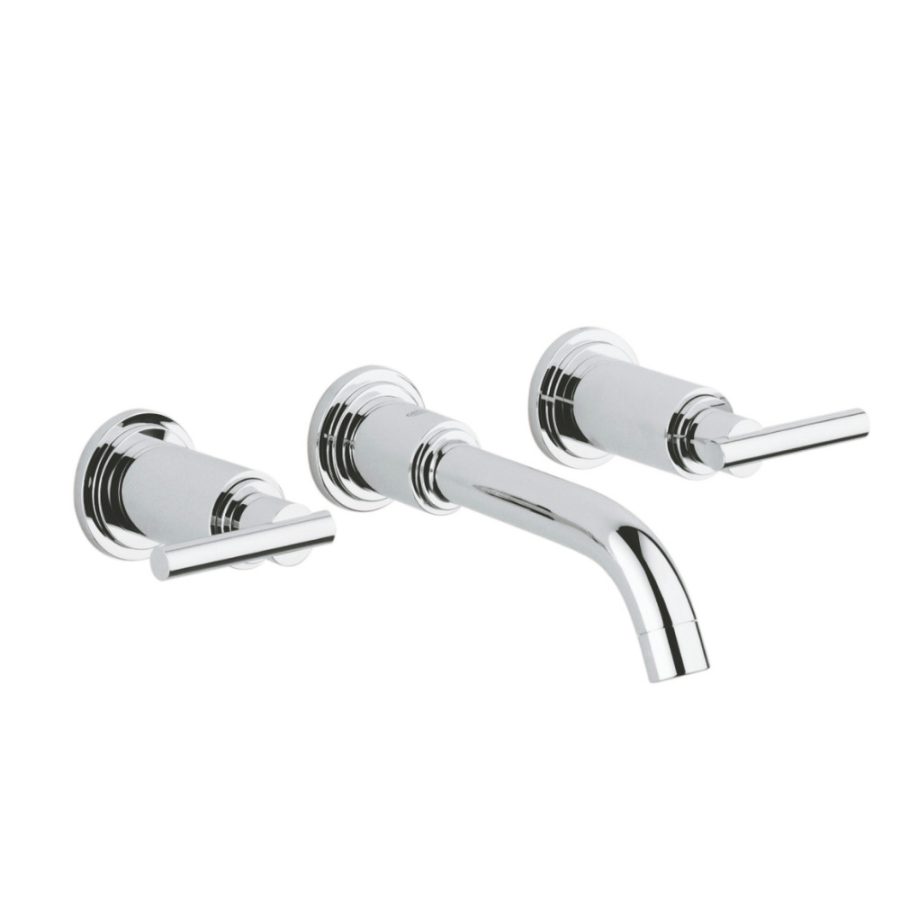 Vòi chậu gắn tường nóng lạnh 3 lỗ Atrio S-size GROHE 20169000