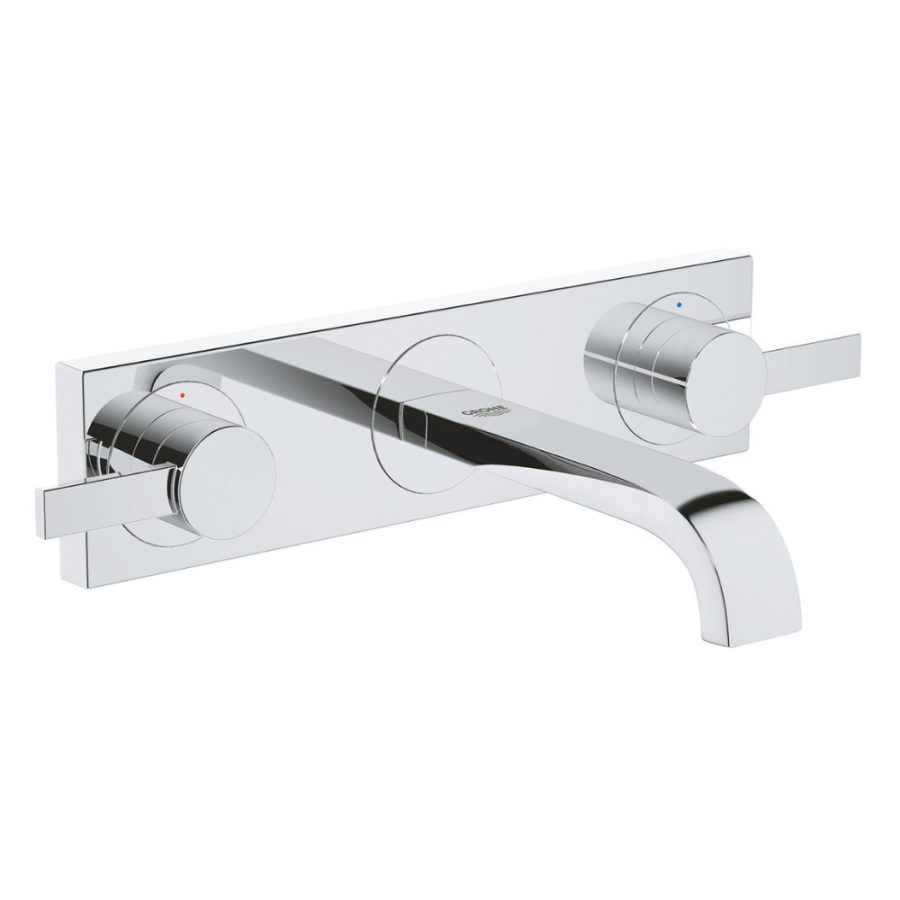Vòi chậu gắn tường nóng lạnh 3 lỗ Allure S-size GROHE 20189000