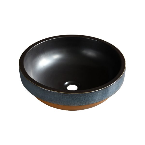 Chậu lavabo đặt bàn Kanly sứ hoa văn SU311