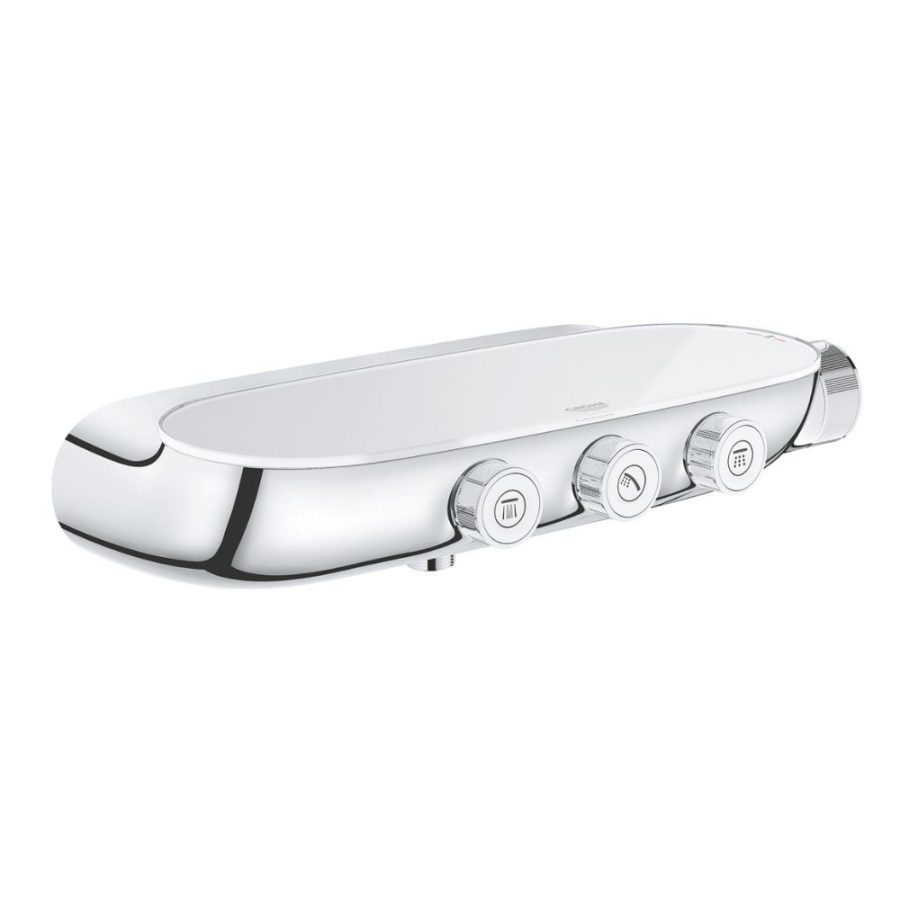 Bộ trộn nhiệt độ kèm nút chuyển hướng 3 đường Grohtherm SmartControl GROHE 34713000