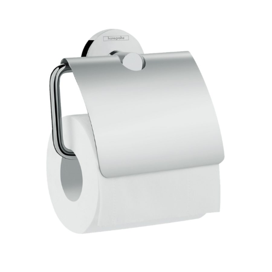 Lô giấy vệ sinh Hansgrohe 41723000 Logis Universal có nắp che