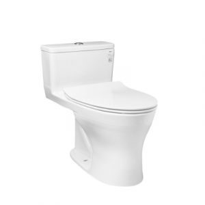 Hình ảnh thực tế Bồn cầu 1 khối TOTO MS855DT8 nắp đóng êm TC600VS