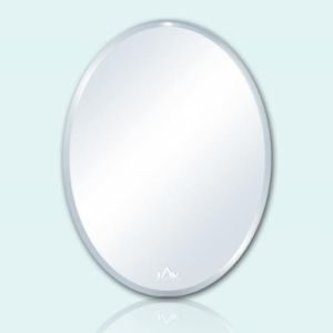 Hình ảnh thực tế Gương phòng tắm hình oval Tân An Vinh 50x70cm TAV 102B