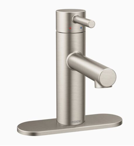 Vòi lavabo nóng lạnh MOEN Align mạ Nikel mờ 6190BN