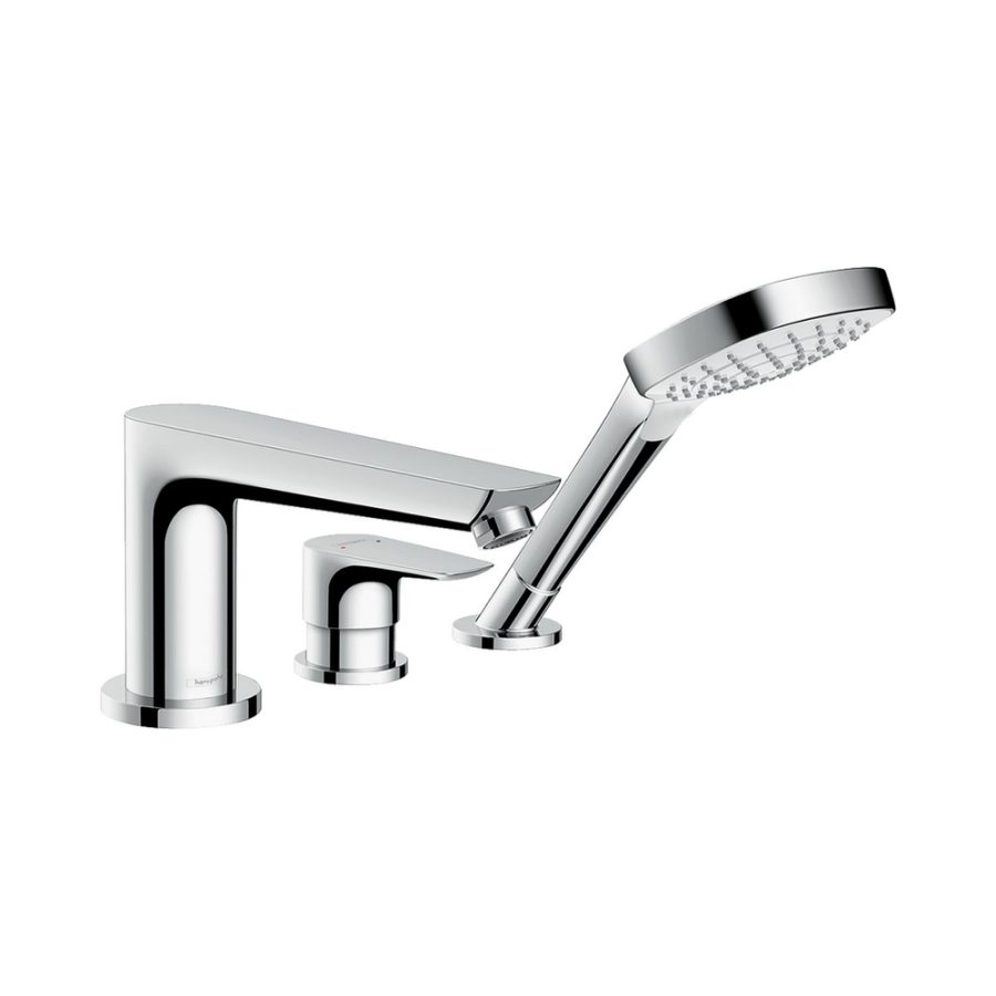Vòi bồn tắm nóng lạnh Hansgrohe 71731000 Talis E (3 lỗ có tay sen)