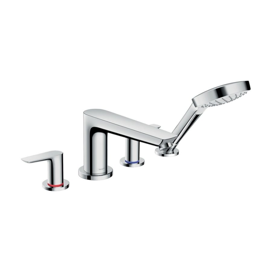 Vòi bồn tắm nóng lạnh Hansgrohe 71748000 Talis E (4 lỗ có tay sen)