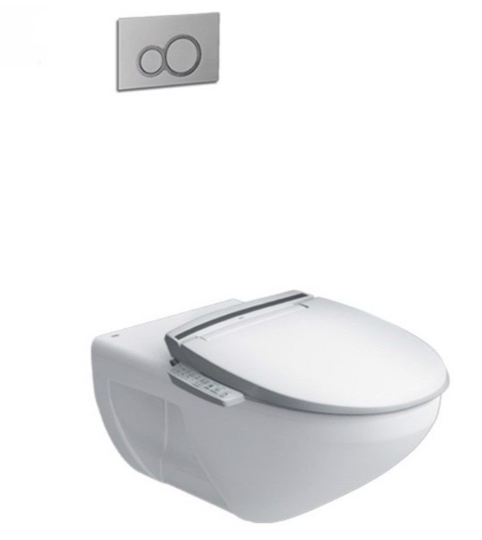 Bồn cầu treo tường nắp điện tử INAX AC-23P + CW-KB22AVN