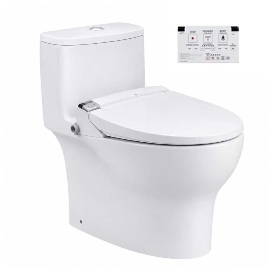 Bồn cầu 1 khối INAX AC-979 + CW-KA22AVN nắp điện tử
