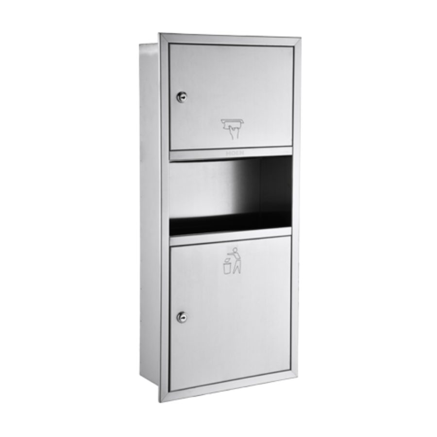 Hộp đựng giấy âm tường inox MOEN ACC9981SLP