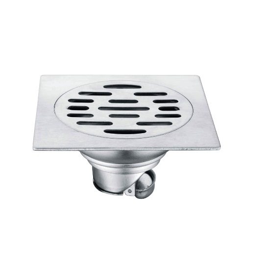 Phễu thoát sàn inox 10x10cm ATMOR AH001