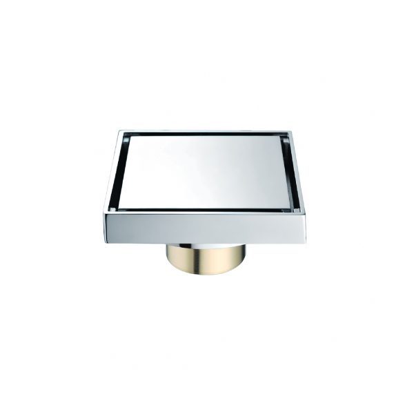 Phễu thoát sàn đồng mạ chrome 10x10cm ATMOR AH051