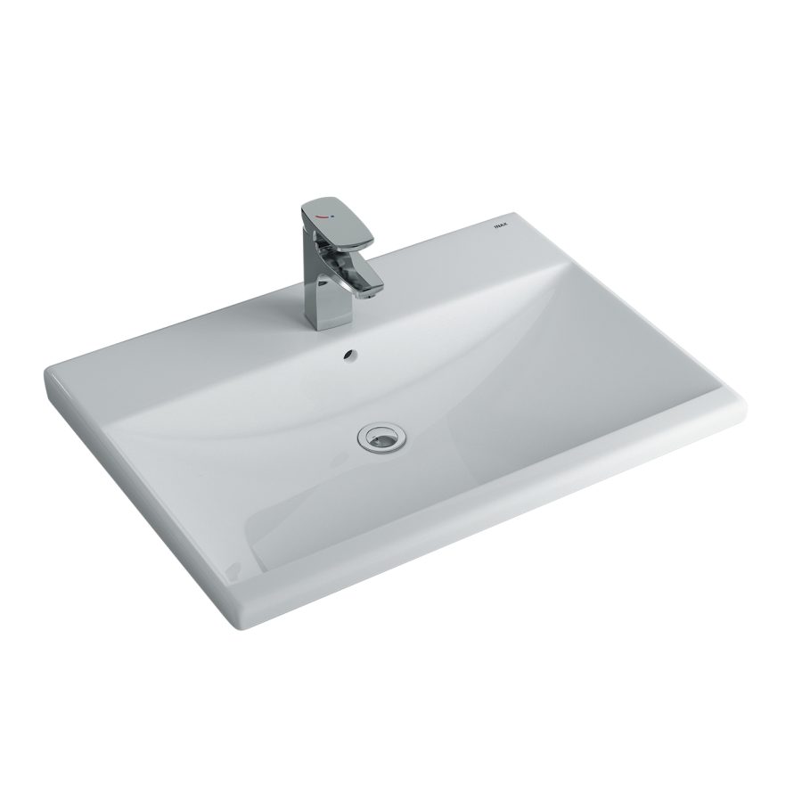 Chậu lavabo dương vành INAX AL-2397V (AL2397V) (AL-2397VFC) men Aqua Ceramic