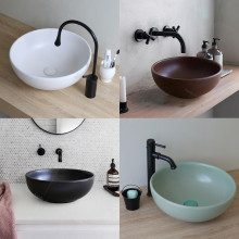 Chậu lavabo đặt bàn Kanly bằng đồng BL0111 – ảnh 3