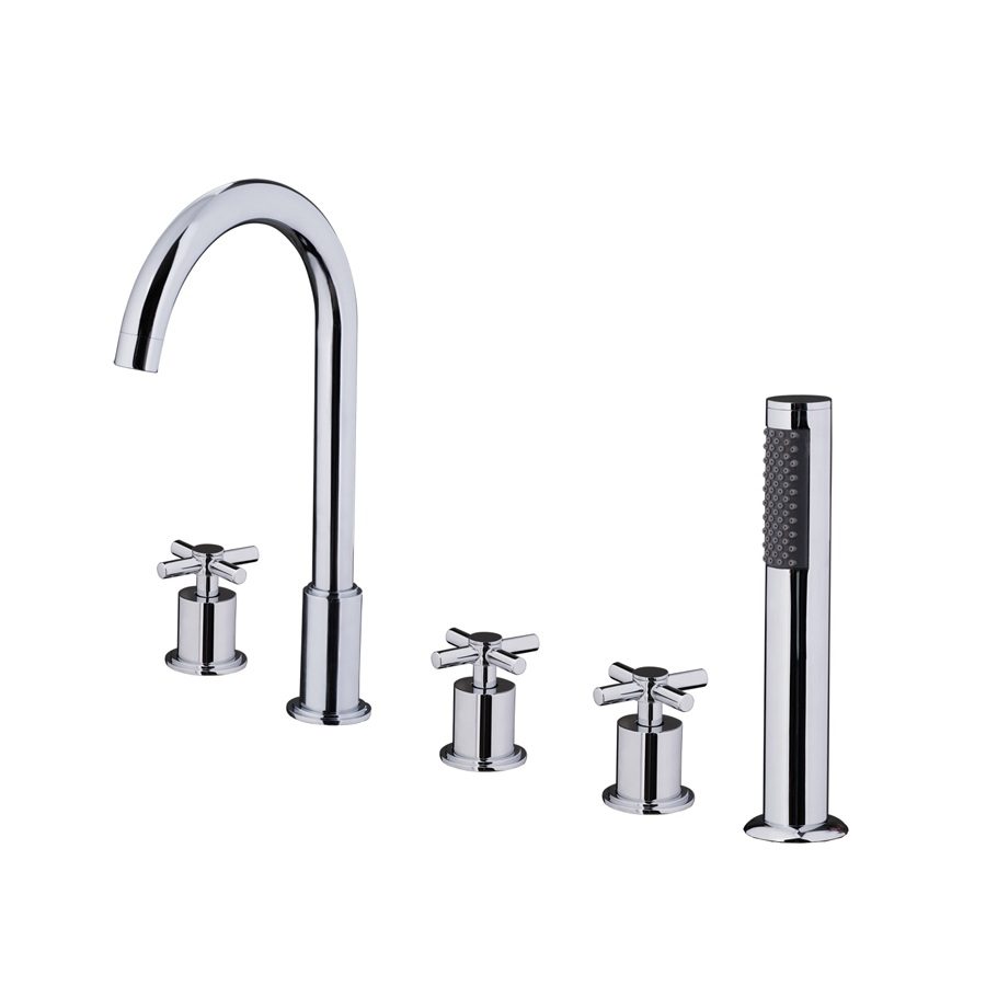 Bộ vòi sen trên bồn tắm nóng lạnh Caesar AS143C