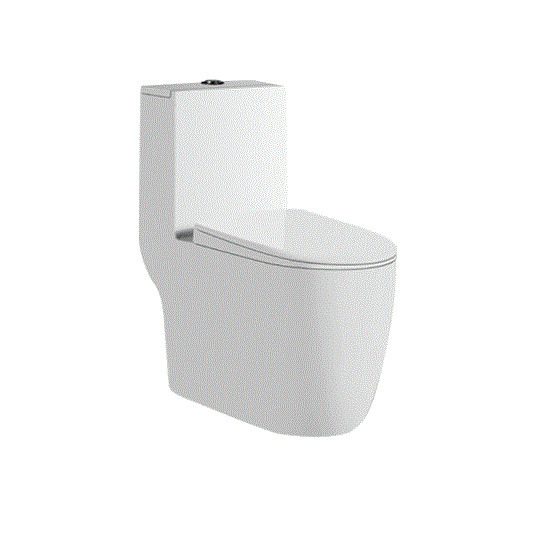 Bồn cầu 1 khối ATMOR AT1635 nắp êm xả nhấn