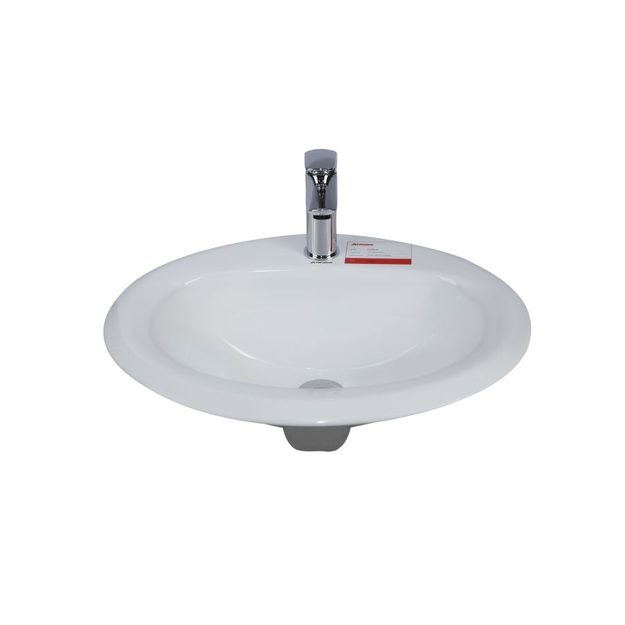 Chậu lavabo dương vành ATMOR AT4056-20 (AT405620)