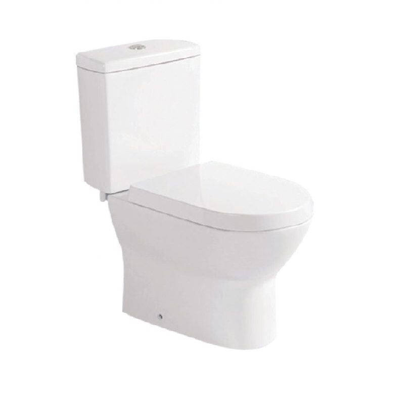 Bồn cầu 2 khối ATMOR AT8857 nắp êm xả nhấn