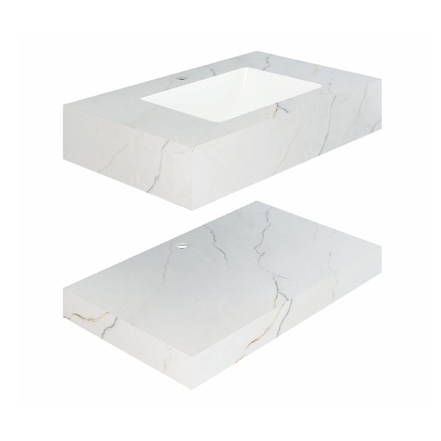 Chậu lavabo âm bàn đá 2 tầng Viglacera AZ51-9GP01