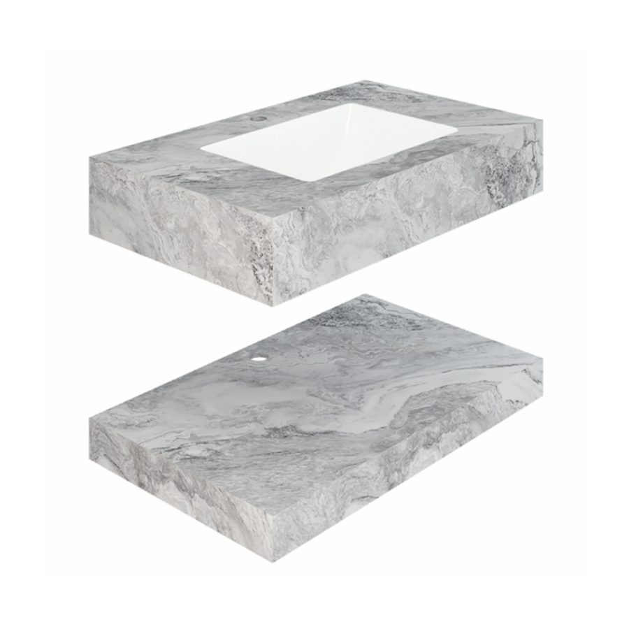 Chậu lavabo âm bàn đá 2 tầng Viglacera AZ52-9GP02