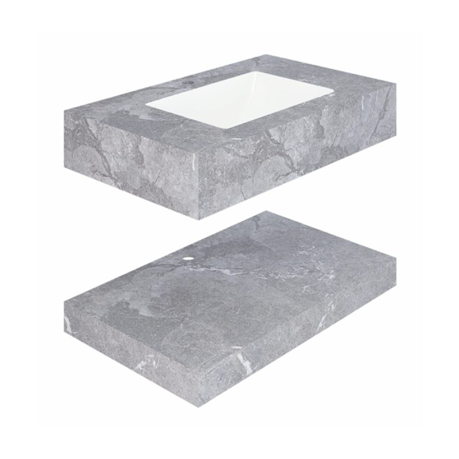 Chậu lavabo âm bàn đá 2 tầng Viglacera AZ53-9GP03
