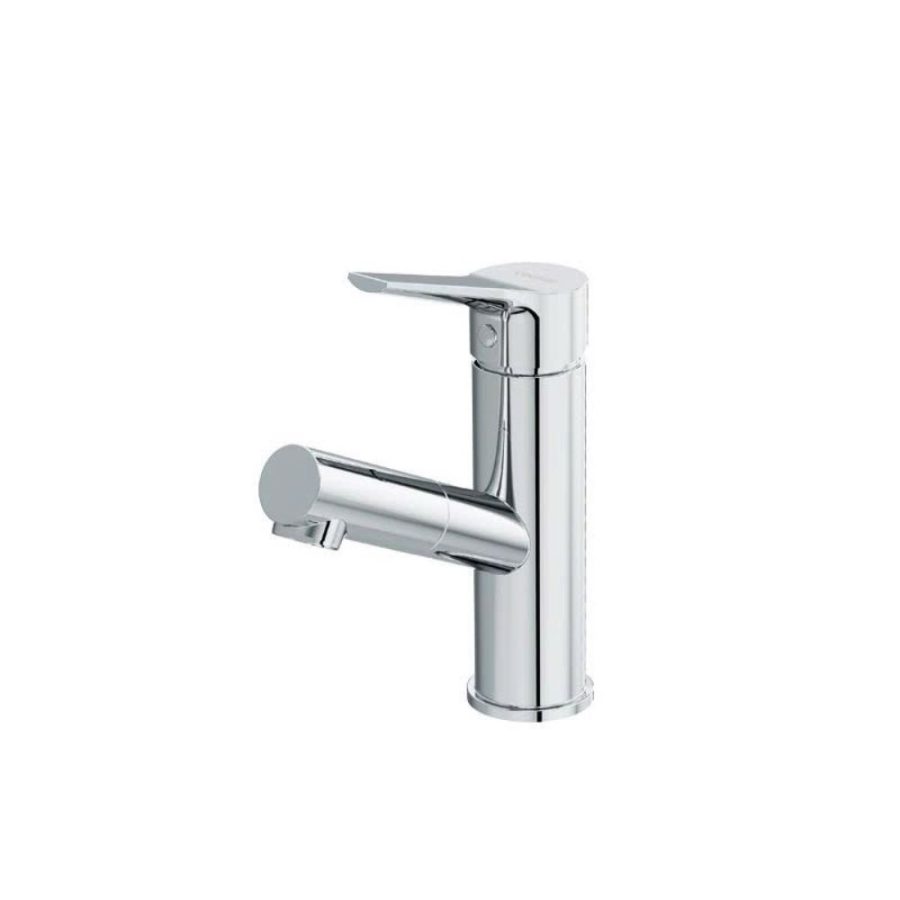 Vòi chậu lavabo lạnh dây rút Caesar B190C