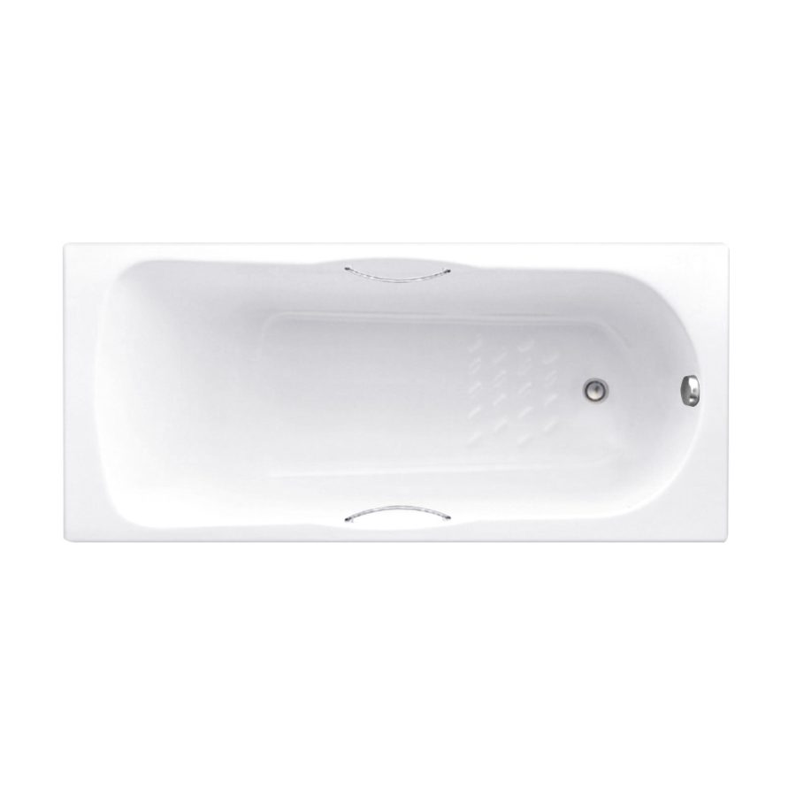Bồn tắm COTTO BH227PP(H) xây bệ có tay vịn