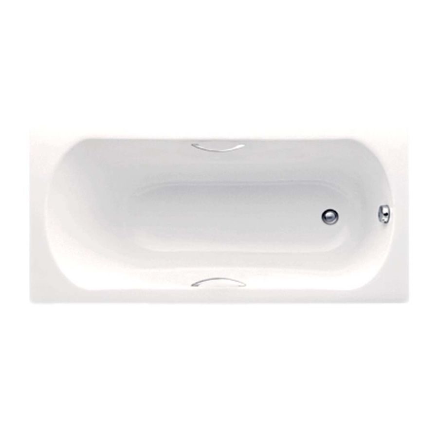 Bồn tắm COTTO BH243PP(H) xây bệ có tay vịn