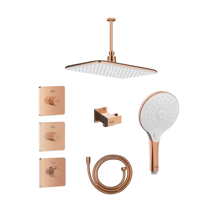 Bộ sen âm nhiệt độ 2 đường American Standard EasySet - Polished Warm Sunset 1