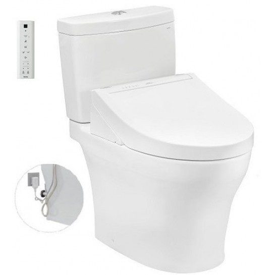 Bồn cầu TOTO CS769DRW14 2 khối nắp điện tử Washlet C5 TCF24410AAA