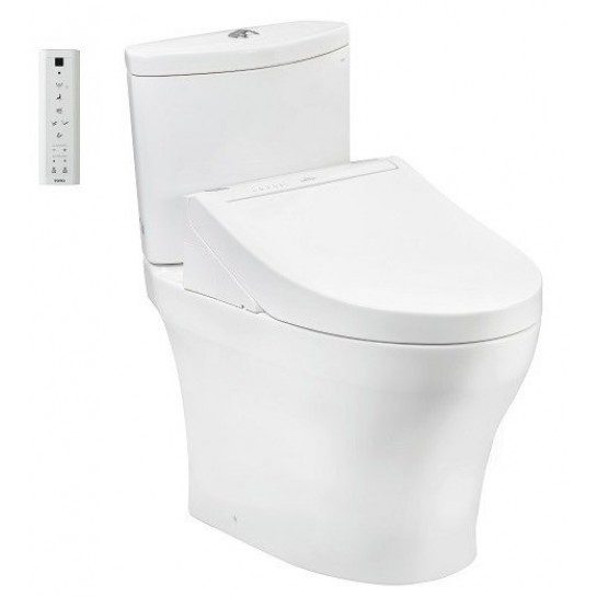 Bồn cầu TOTO CS838CDW15 2 khối nắp điện tử Washlet C5 TCF24460AAA giấu dây