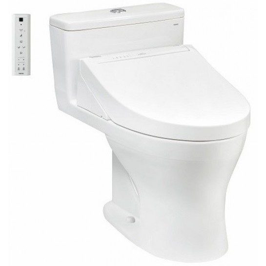 Bồn cầu TOTO MS855CDW15 1 khối nắp điện tử Washlet C5 TCF24460AAA giấu dây