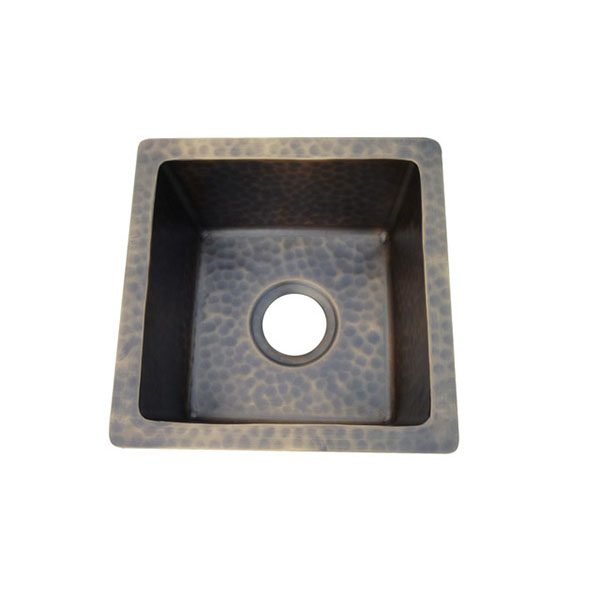 Chậu lavabo dương vành Kanly bằng đồng BCS157