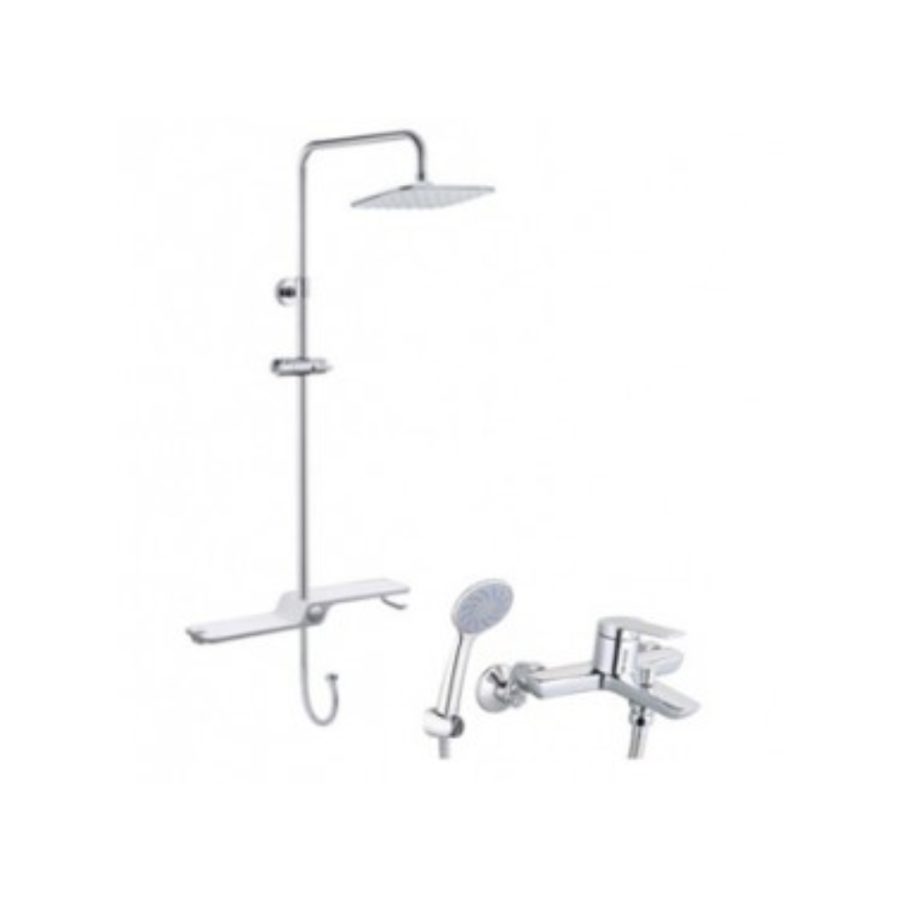 Bộ sen tắm cây nóng lạnh Caesar BS127+S203C