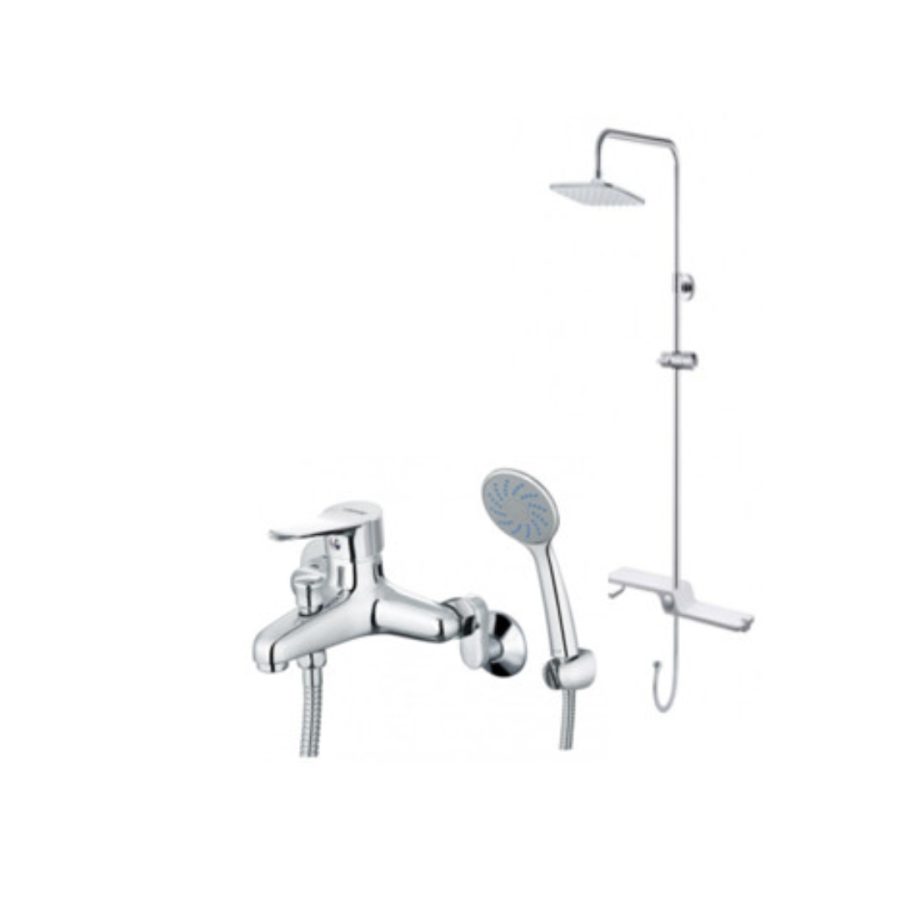 Bộ sen tắm cây nóng lạnh Caesar BS127+S333C