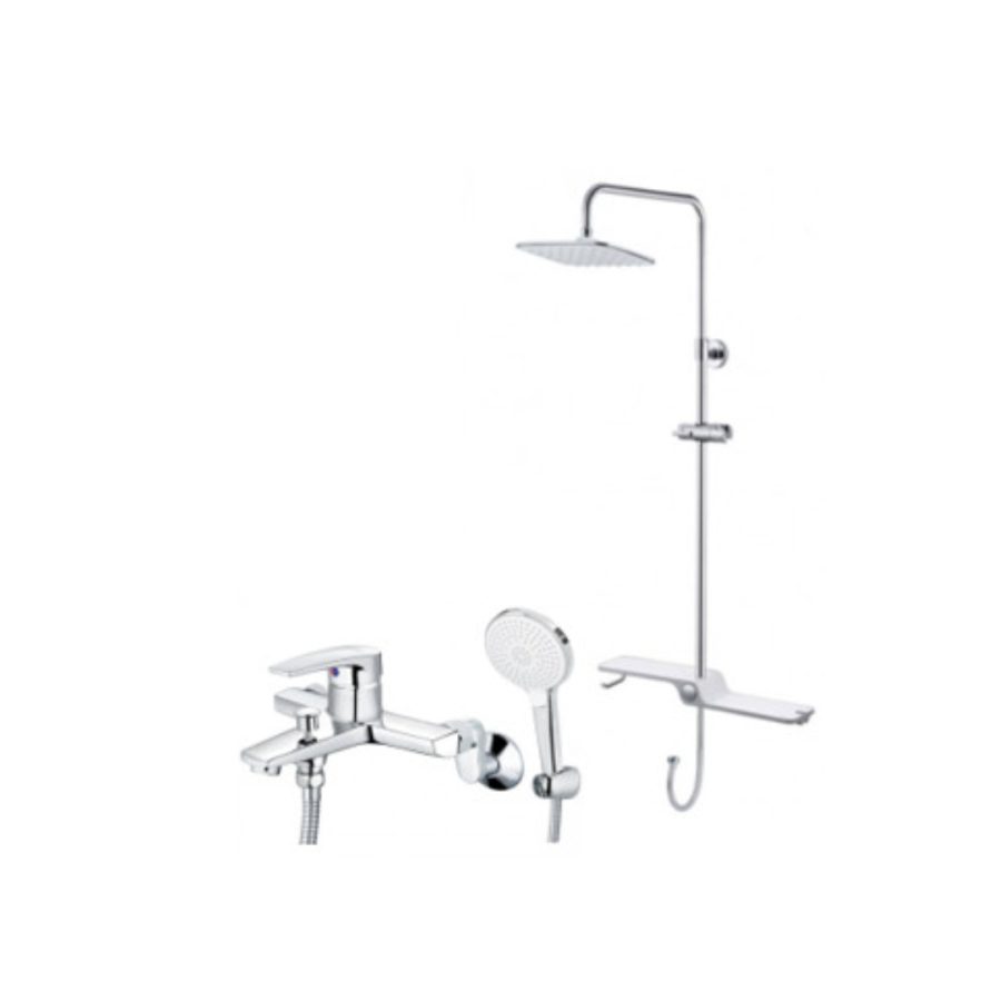 Bộ sen tắm cây nóng lạnh Caesar BS127+S393C