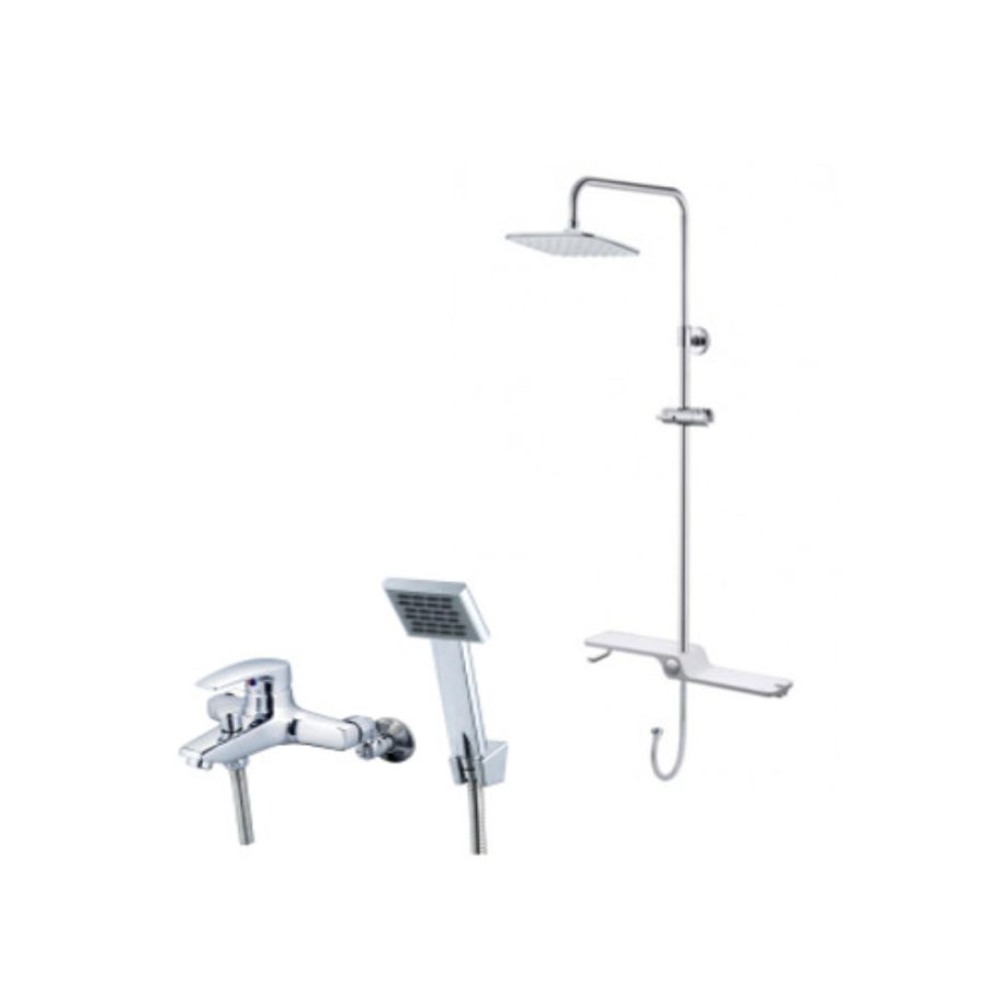 Bộ sen tắm cây nóng lạnh Caesar BS127+S403C