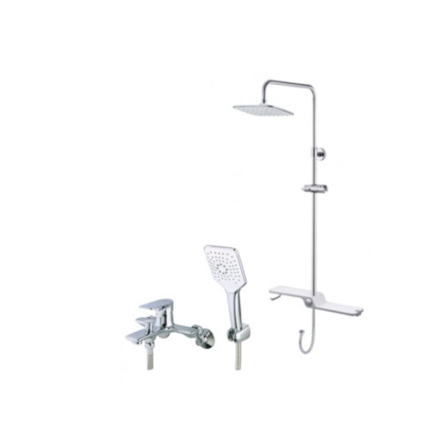 Bộ sen tắm cây nóng lạnh Caesar BS127+S773C
