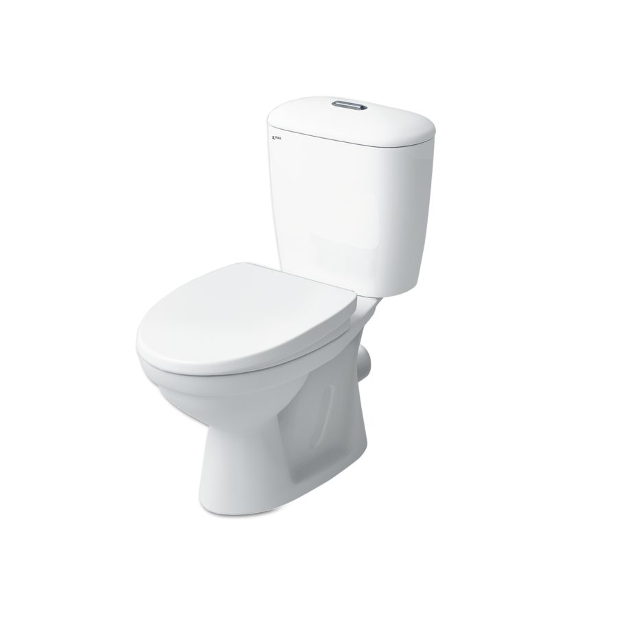 Bồn cầu 2 khối INAX C-306VPT (C306VPT) thoát ngang nắp thường