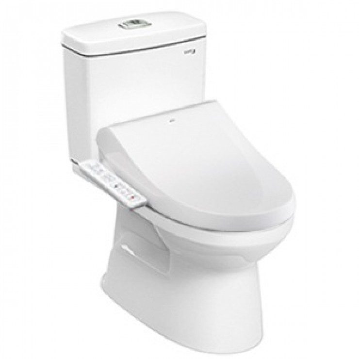 Bồn cầu 2 khối nắp điện tử INAX C-504A + CW-H18VN