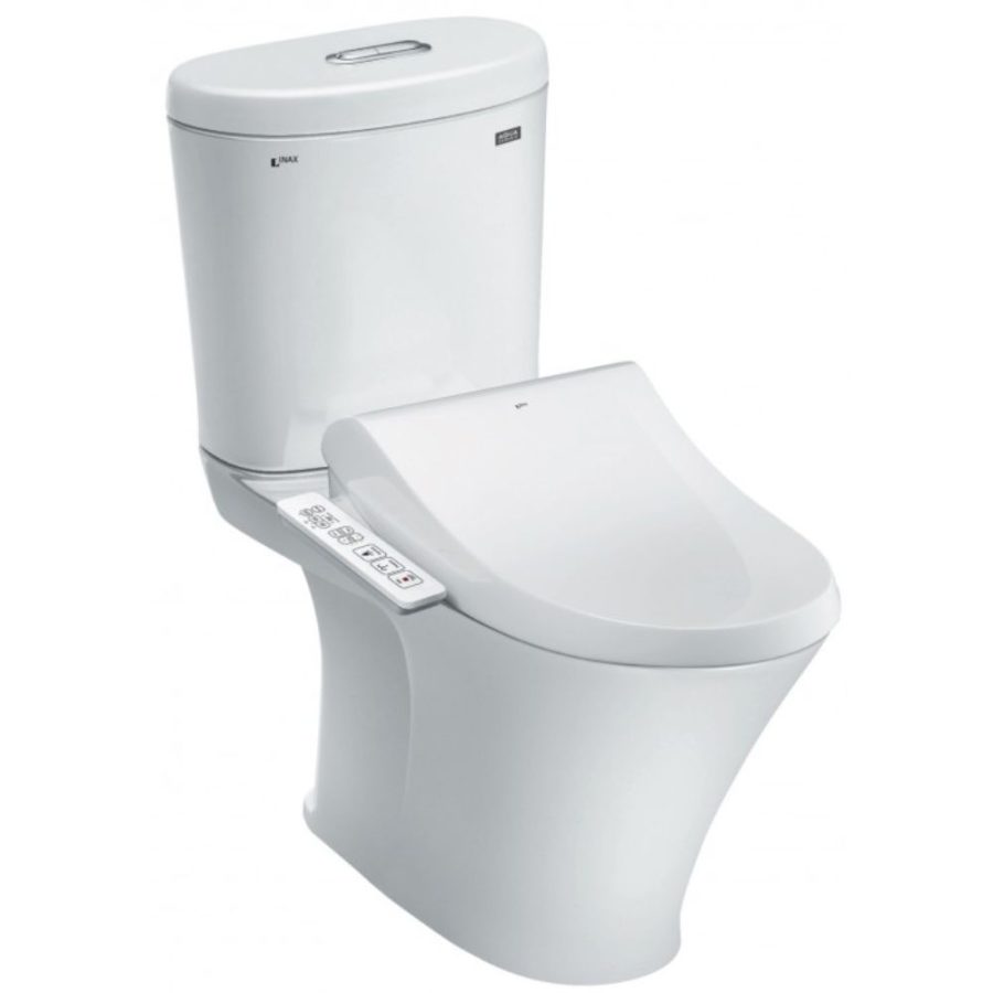 Bồn cầu 2 khối nắp điện tử INAX C-700A + CW-H17VN
