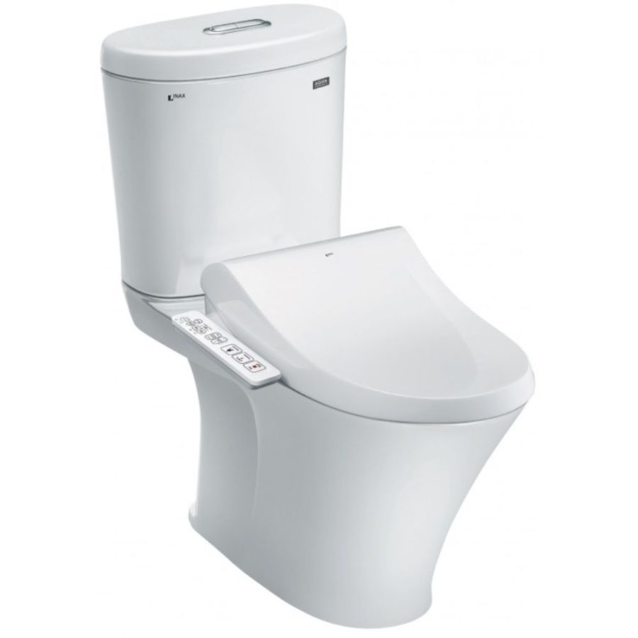 Bồn cầu 2 khối nắp điện tử INAX C-700A + CW-H18VN
