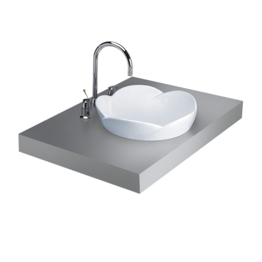 Chậu rửa lavabo đặt bàn COTTO C0001 Fleur