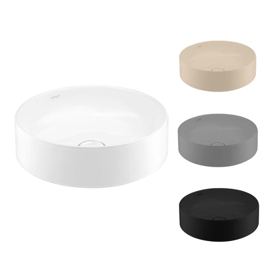 Chậu rửa lavabo đặt bàn COTTO C00340MBK