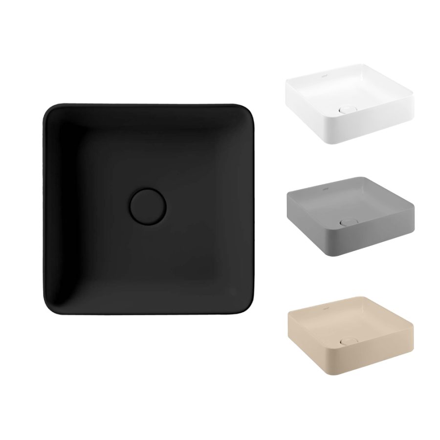 Chậu rửa lavabo đặt bàn COTTO C00341MBK