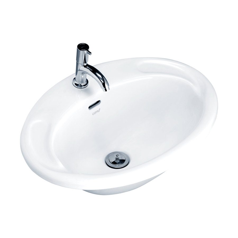 Chậu lavabo dương vành COTTO C007 Jade