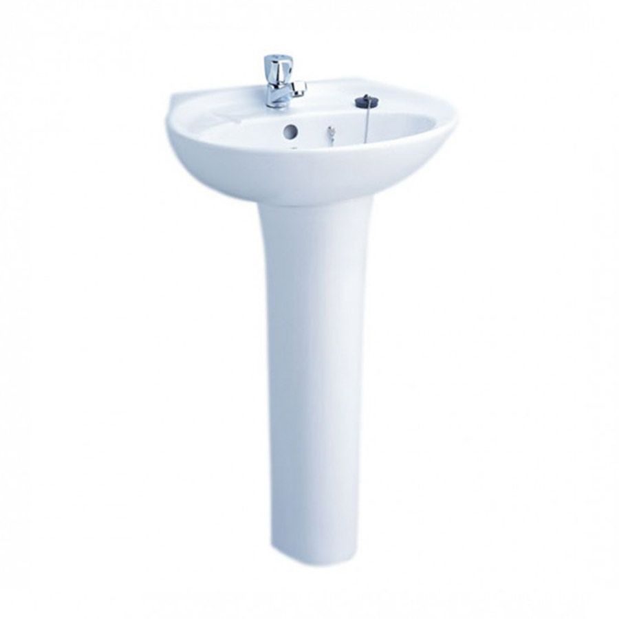 Chậu lavabo treo tường COTTO C013/C404 chân dài Kensington 20